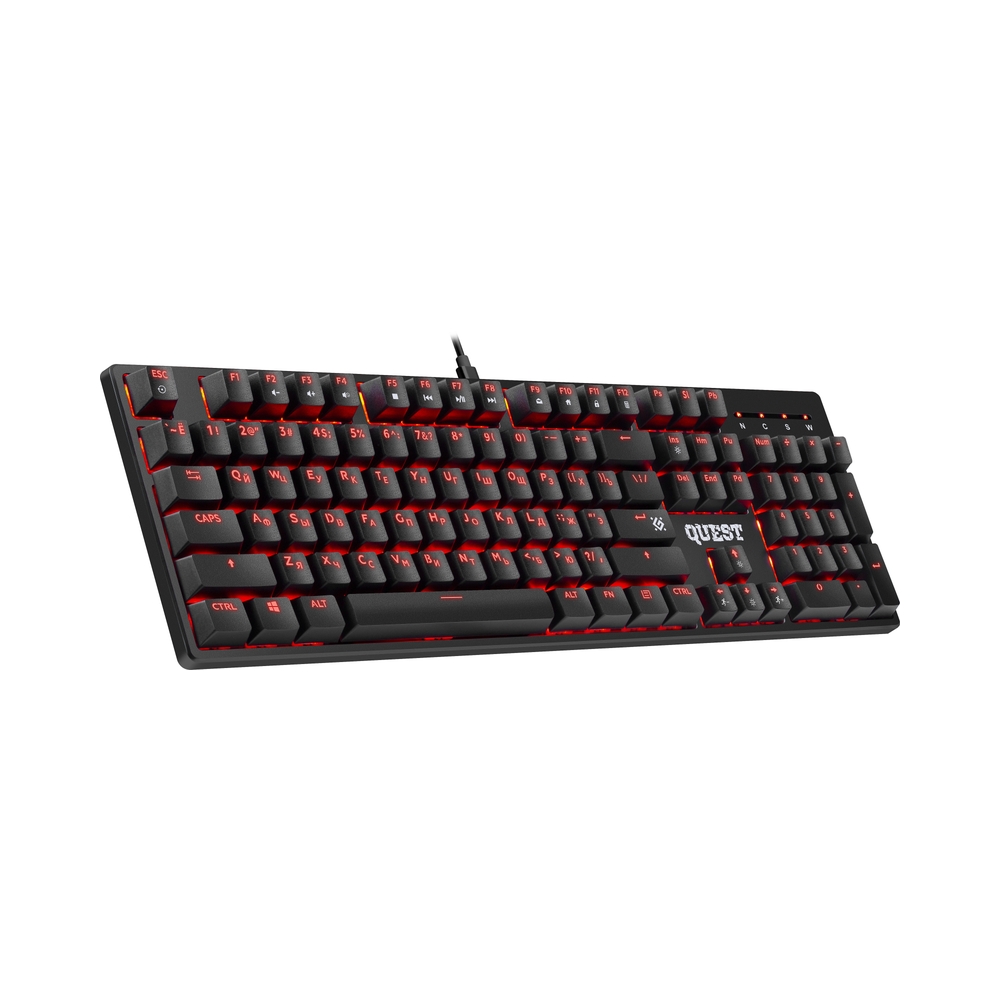 Клавиатура DEFENDER MECHANICAL QUEST GK-596 — KSKSHOP.RU