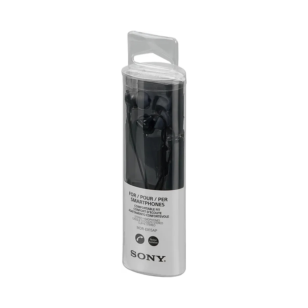 Проводные наушники Sony MDR-EX15APB, черный — KSKSHOP.RU