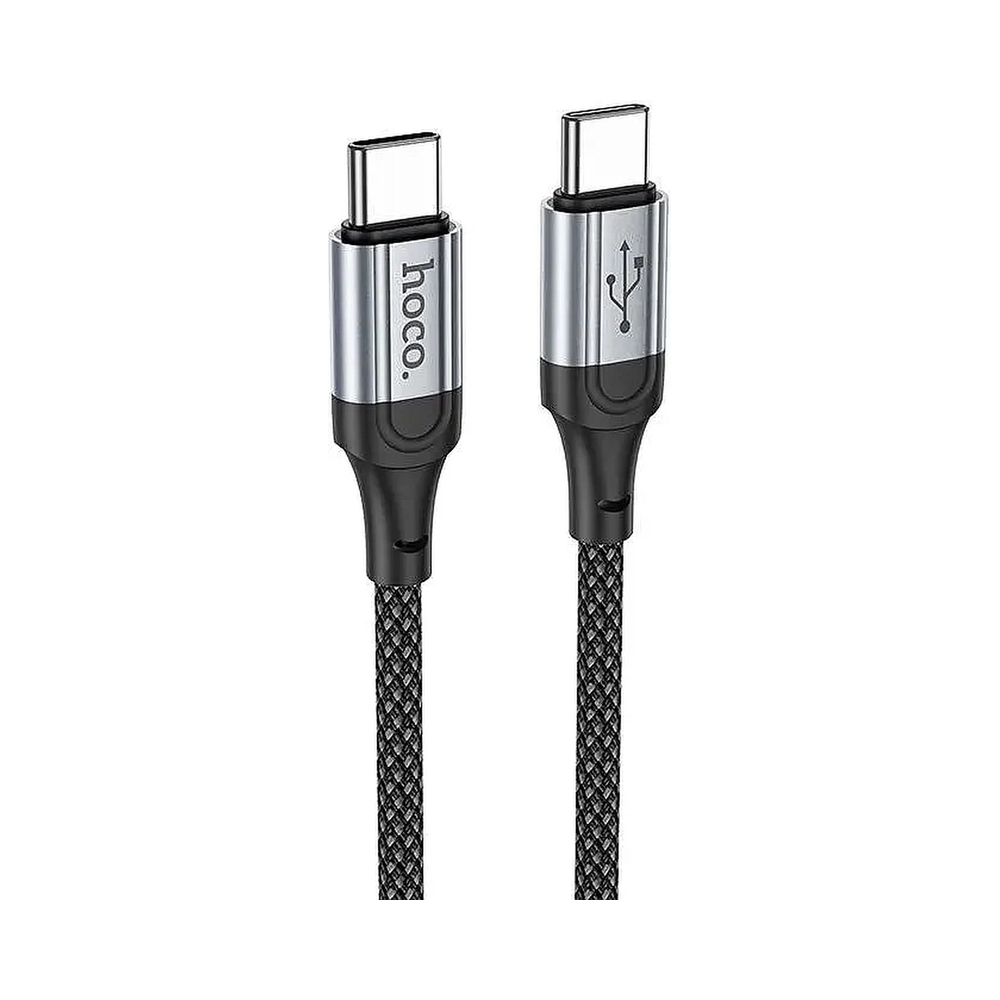 Кабель Hoco X102 Fresh Type-C to Type-C USB Type-C (m)-USB Type-C (m) 1м черный коробка — KSKSHOP.RU