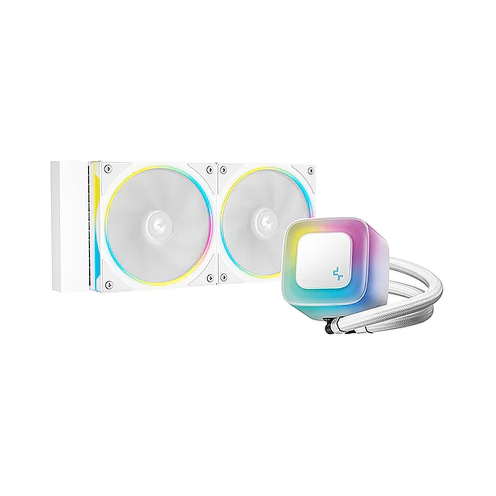 Система водяного охлаждения Deepcool LE240 Pro ARGB, белый — KSKSHOP.RU