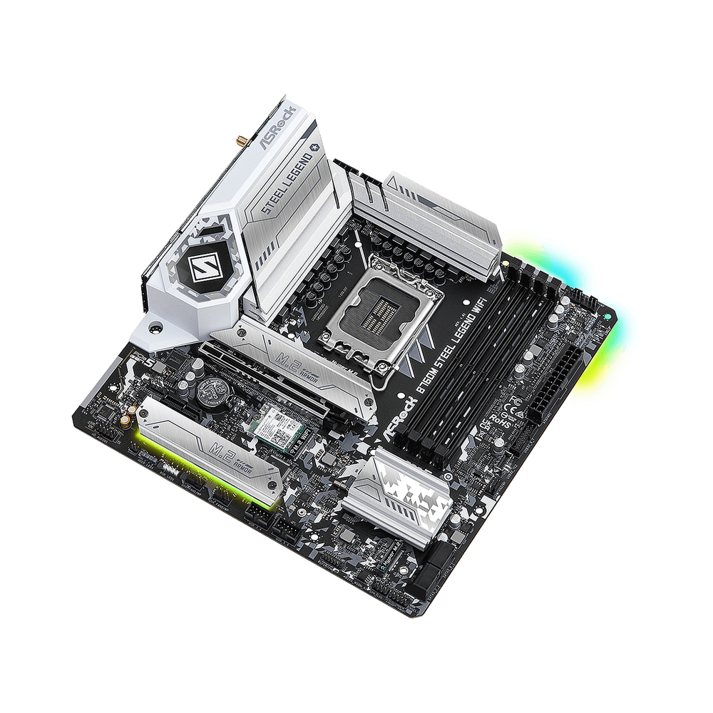Материнская плата ASRock B760M STEEL LEGEND WIFI — KSKSHOP.RU