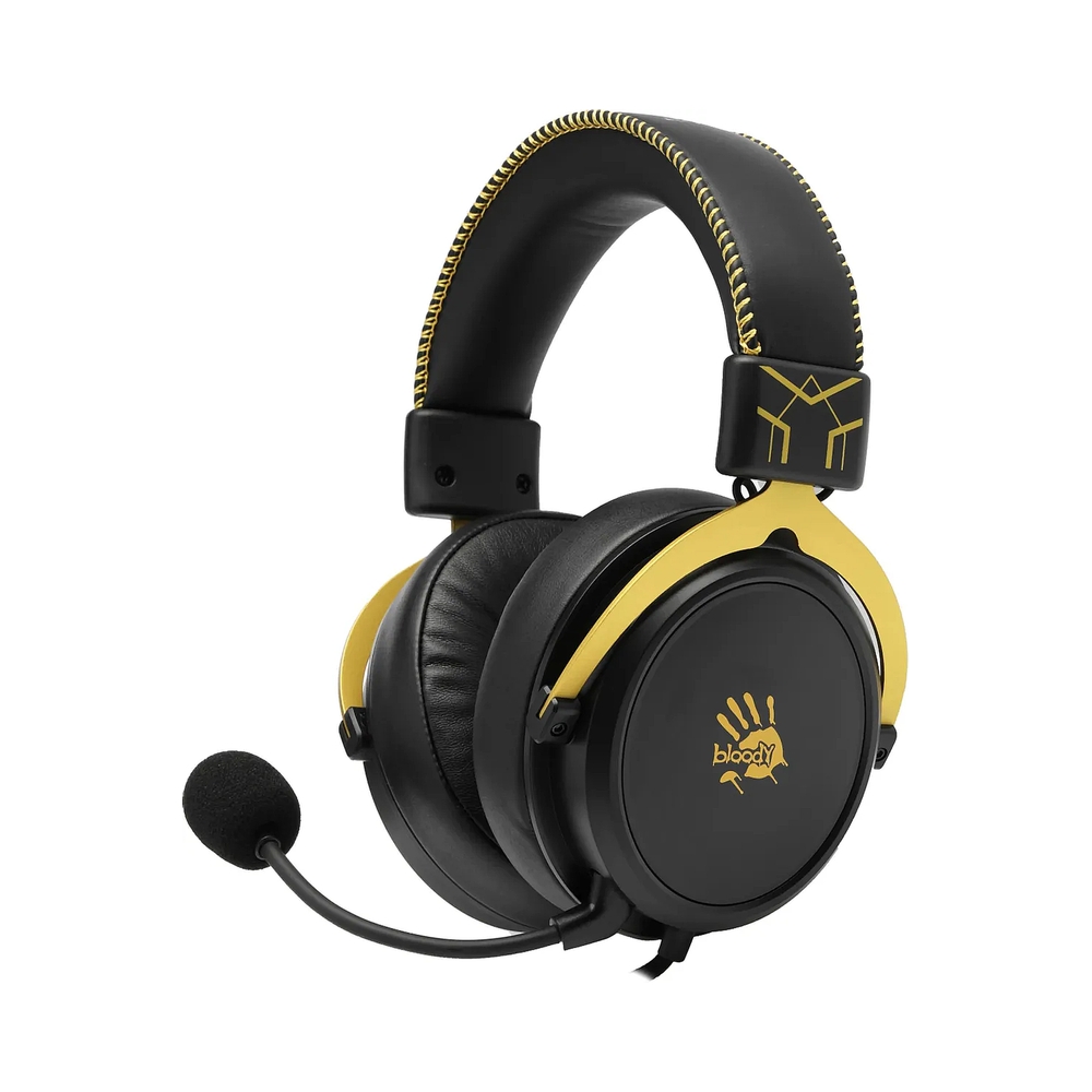 Наушники с микрофоном A4Tech Bloody M590i, желтый/серый — KSKSHOP.RU