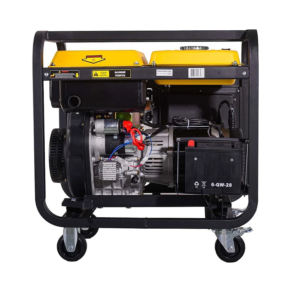 Электрогенератор дизельный Huter LDG 7000LXА, 5.5 кВт, 71 дБ, 114.8 кг — KSKSHOP.RU