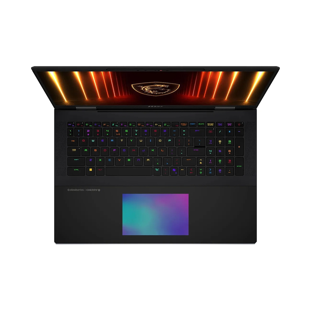 Ноутбук MSI Titan 18 HX AI A2XWJG-206RU черный Core Ultra 9 285HX 64Gb SSD4Tb NVIDIA GeForce RTX 5090 для ноутбуков 24Gb 18" IPS UHD+ (3840x2400) Windows 11 Home WiFi BT Cam (9S7-182421-206) — KSKSHOP.RU