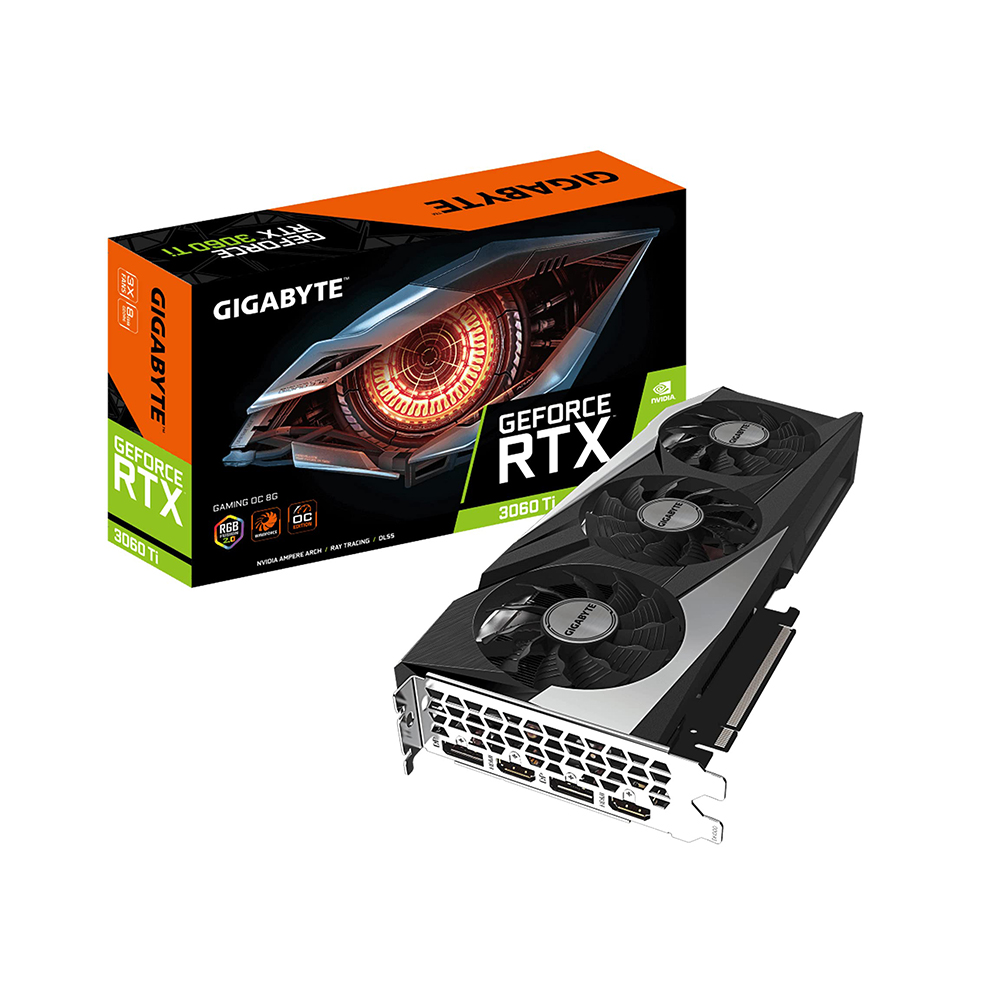 [Б/У] Видеокарта GIGABYTE GeForce RTX3060 Ti GAMING OC [GV-N306TGAMING OC-8GD] — KSKSHOP.RU