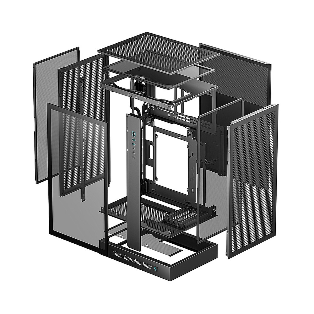 Корпус DEEPCOOL CH270 [R-CH270-BKNGM0-G-1], черный — KSKSHOP.RU