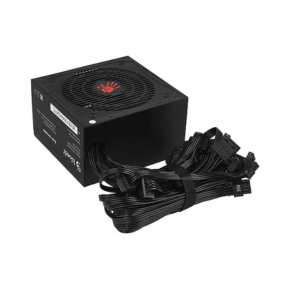 картинка Блок питания Bloody BD-PS700W ATX 700W 80 PLUS WHITE (20+4pin) APFC 120mm fan 6xSATA RTL от магазина Одежда+