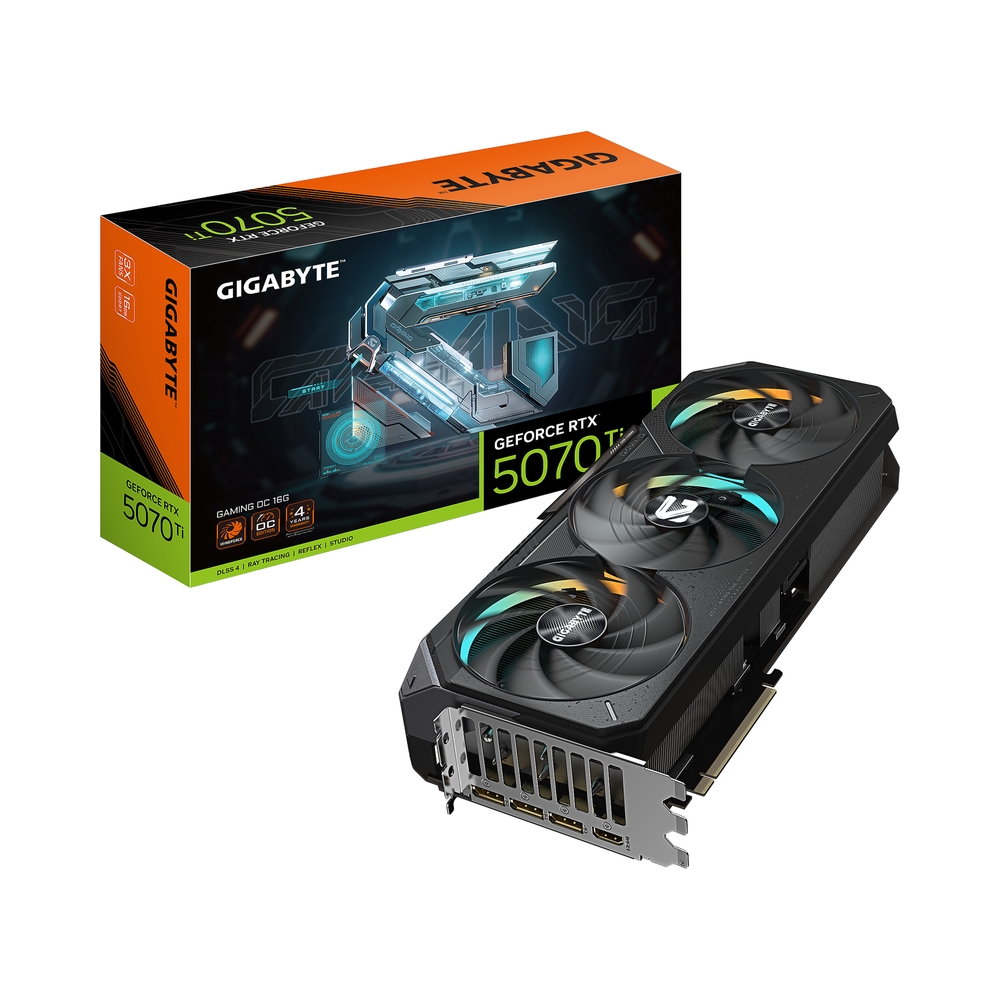 Видеокарта GIGABYTE GeForce RTX 5070 Ti GAMING OC [GV-N507TGAMING OC-16GD 1.0] — KSKSHOP.RU