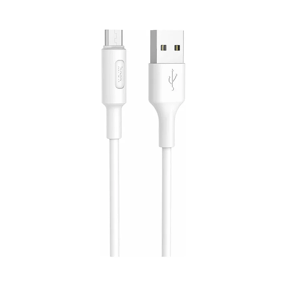 Кабель USB 2.0 hoco X25, AM/microBM, белый, 1м — KSKSHOP.RU