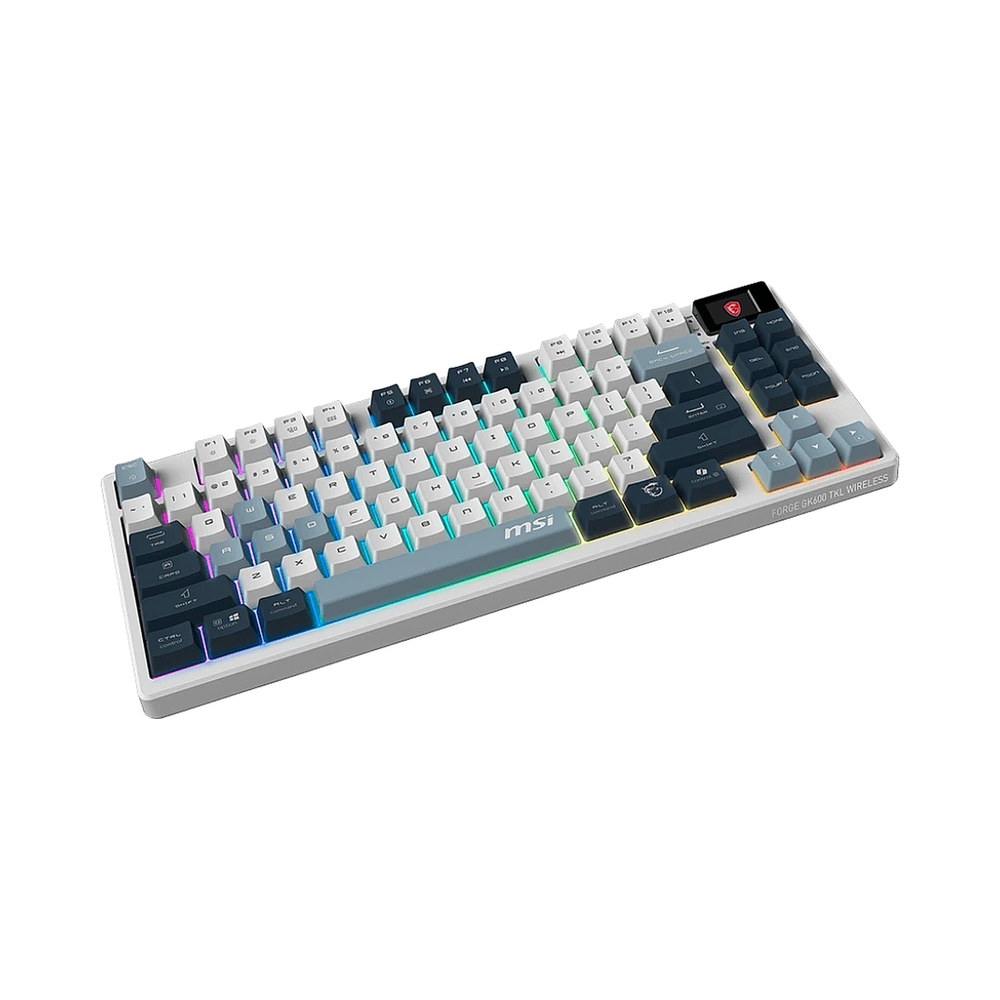 Клавиатура MSI FORGE GK600, белый/синий — KSKSHOP.RU
