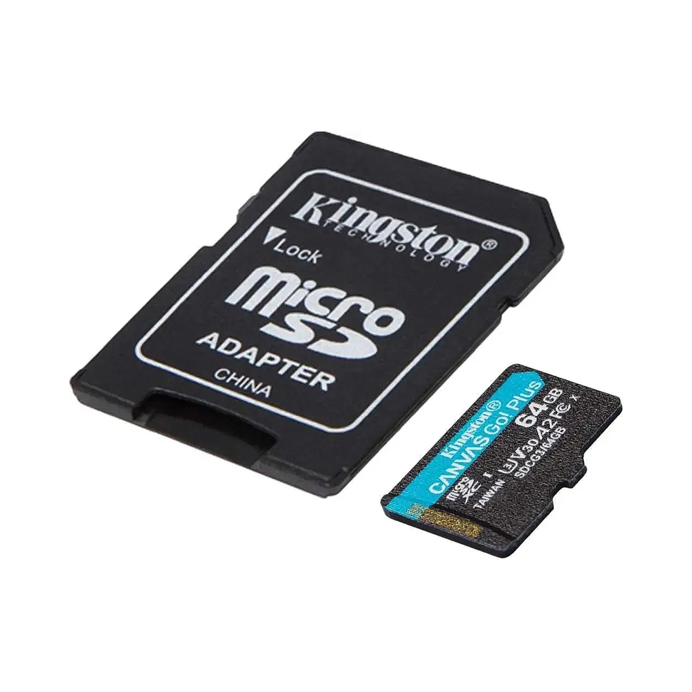 Карта памяти Kingston Canvas Go! Plus microSDXC [SDCG3/64GB] 64GB — KSKSHOP.RU