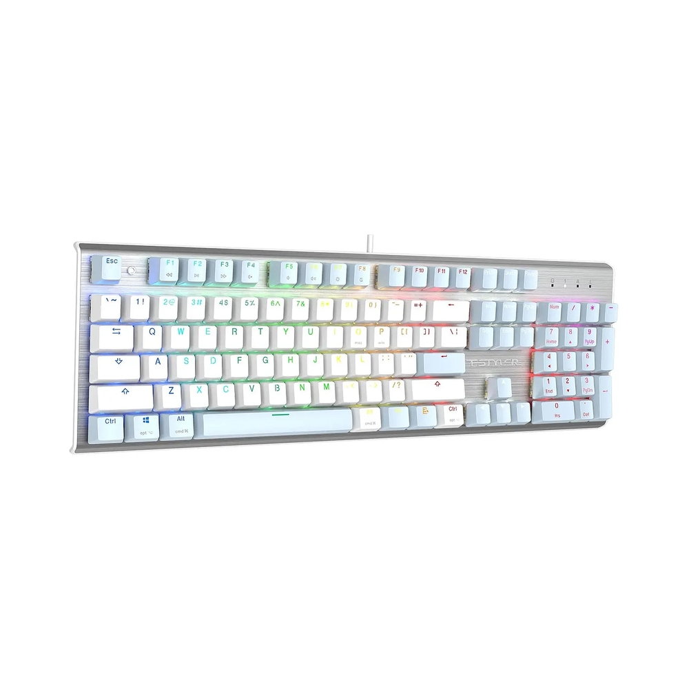 Клавиатура механическая A4Tech Fstyler FS100 Neon, синий/белый — KSKSHOP.RU