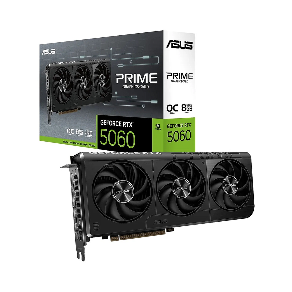 Видеокарта ASUS PRIME RTX 5060 [PRIME-RTX5060-O8G] — KSKSHOP.RU