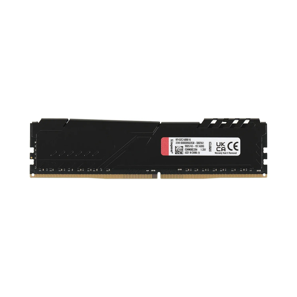 Оперативная память Kingston FURY Beast Black [KF432C16BB/16] 16GB D4 — KSKSHOP.RU