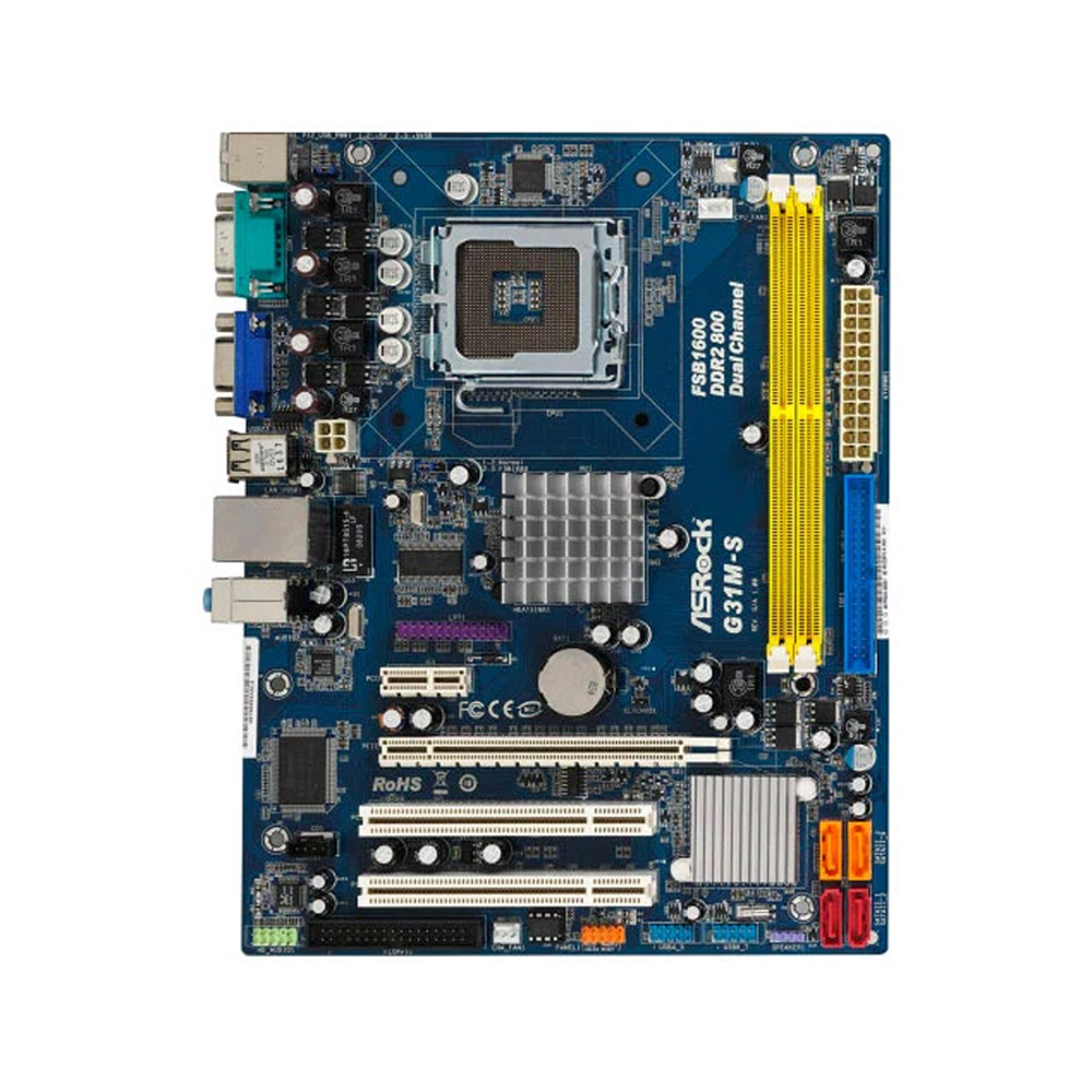 [Б/У] Материнская плата ASRock G31M-S | LGA775 — KSKSHOP.RU