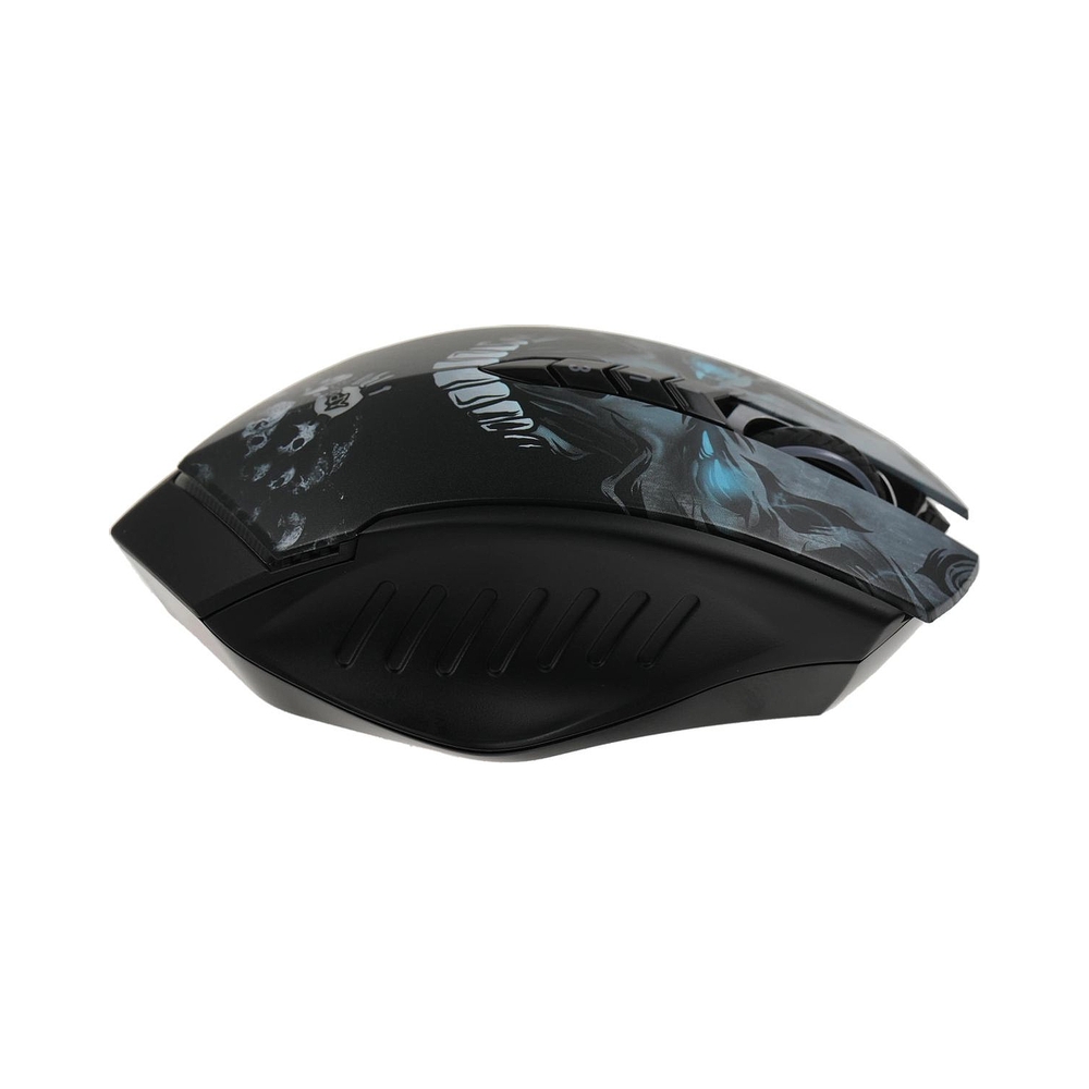 Мышь беспроводная A4Tech Bloody R80 Plus Skull, чёрный/рисунок — KSKSHOP.RU