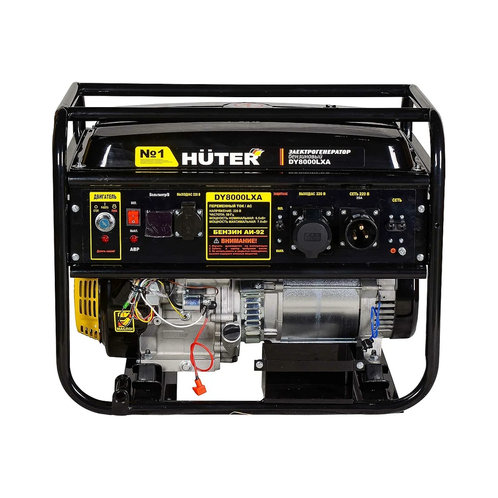 Электрогенератор бензиновый Huter DY8000LXA, 6.5 кВт, 81 дБ, 94 кг — KSKSHOP.RU