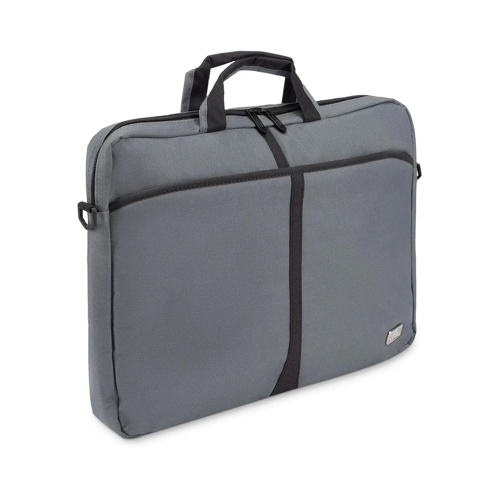 картинка Сумка для ноутбука 17" PC Pet 600D серый нейлон (PCP-A1317GY) от магазина Одежда+