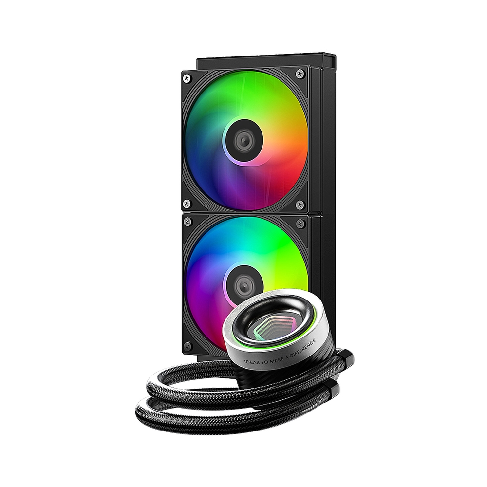 Cистема водяного охлаждения ID-Cooling FX240 INFINITY ARGB, черный — KSKSHOP.RU