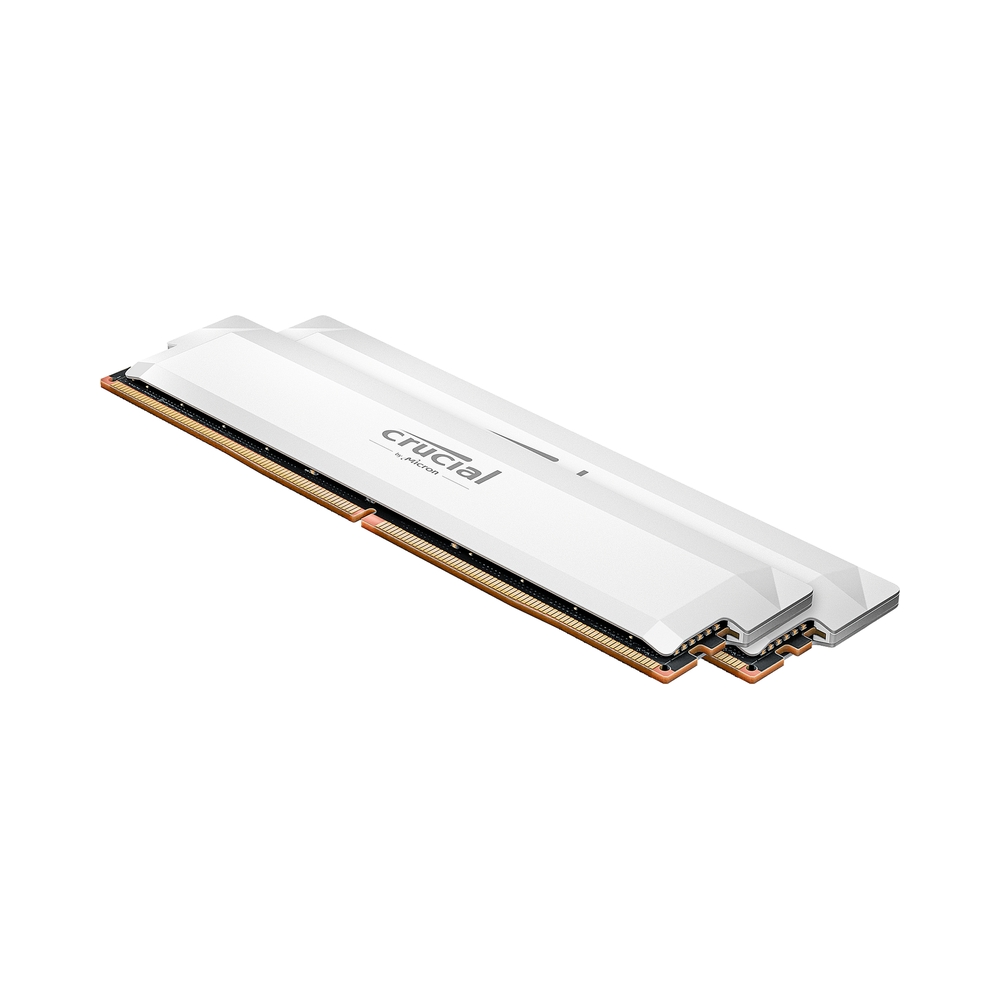 Оперативная память Crucial Pro White OC [CP2K16G64C38U5W] 32GB KIT D5 — KSKSHOP.RU