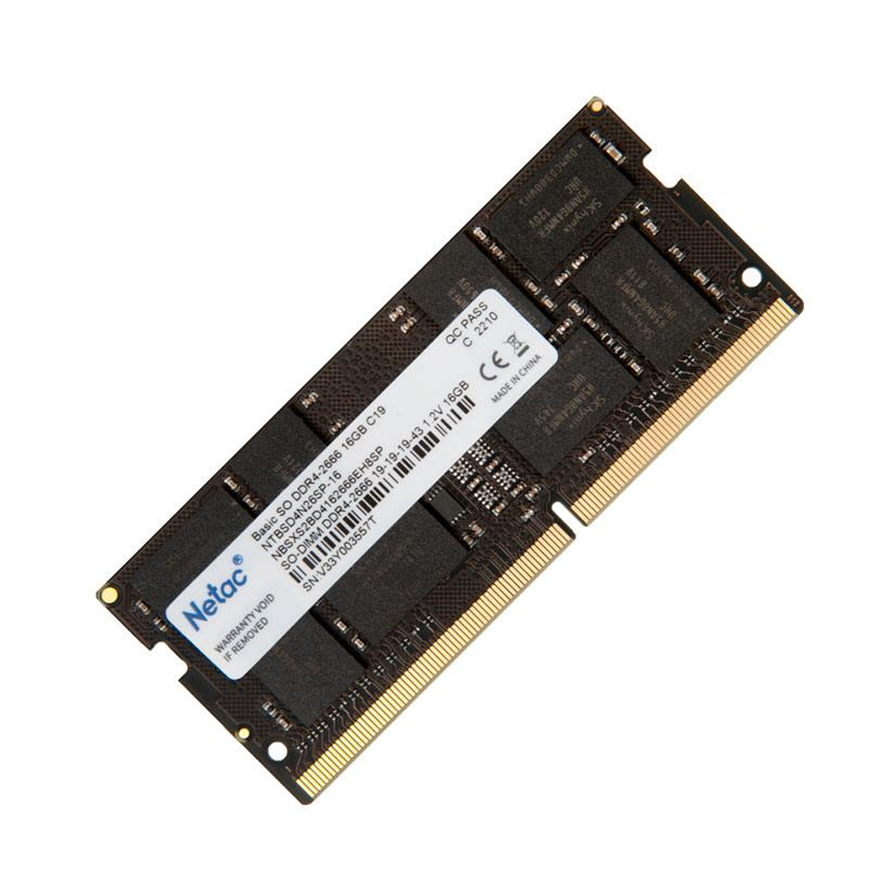Оперативная память SODIMM Netac Basic [NTBSD4N26SP-16] 16 ГБ — KSKSHOP.RU