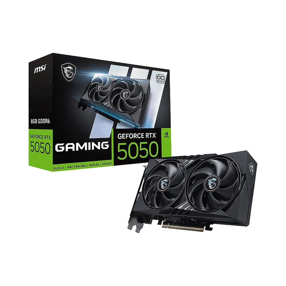 Видеокарта MSI GeForce RTX 5050 GAMING OC [RTX 5050 8G GAMING OC] — KSKSHOP.RU