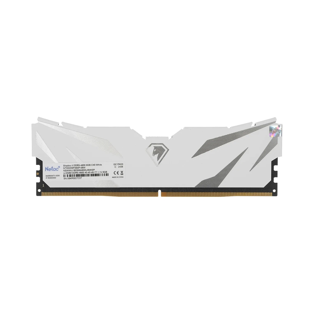 Оперативная память Netac Shadow II [NTSWD5P48SP-08W] 8GB D5 — KSKSHOP.RU