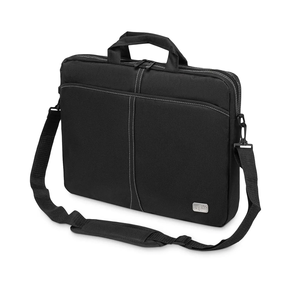 картинка Сумка для ноутбука 17" PC Pet 600D черный нейлон (PCP-A1117BK) от магазина Одежда+