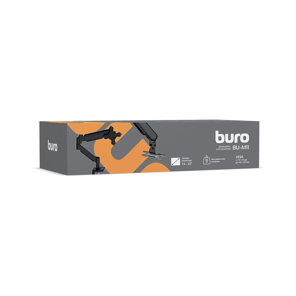 Кронштейн ЖК Buro BU-M11, черный — KSKSHOP.RU