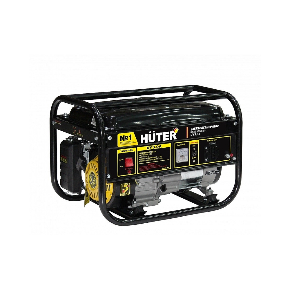 Электрогенератор бензиновый Huter DY3.0A Grey — KSKSHOP.RU