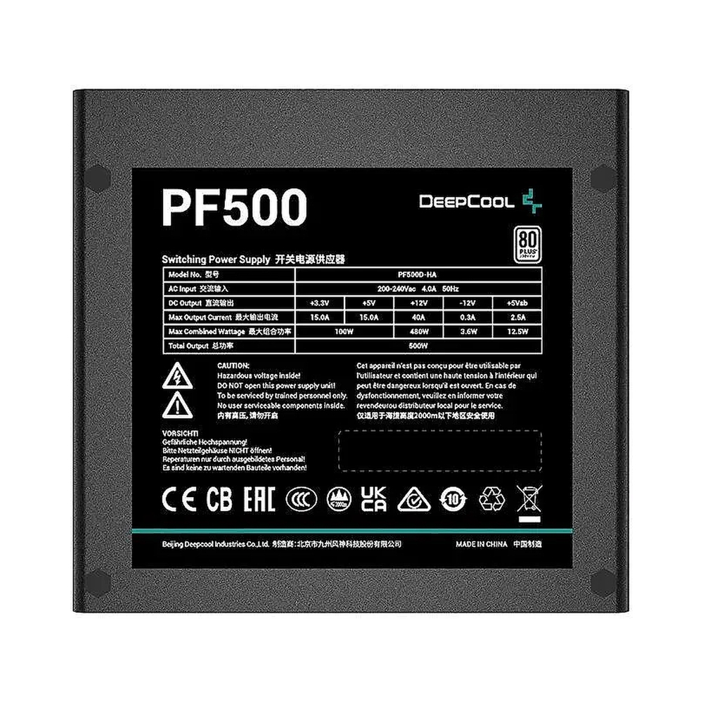 Блок питания Deepcool / GamerStorm PF550 [R-PF550D-HA0B-WDEU] 550W — KSKSHOP.RU