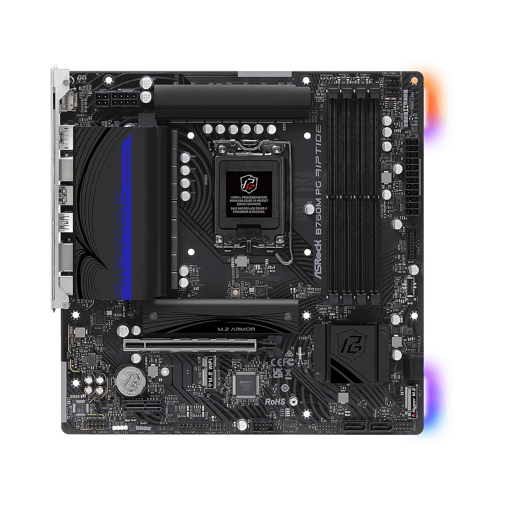 Материнская плата Asrock B760M PG RIPTIDE 4xDDR5 — KSKSHOP.RU