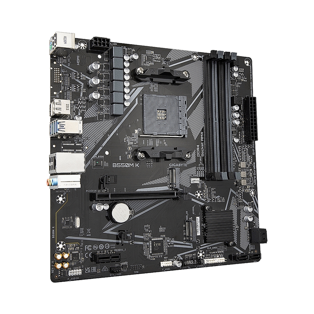 Материнская плата Gigabyte B550M K — KSKSHOP.RU