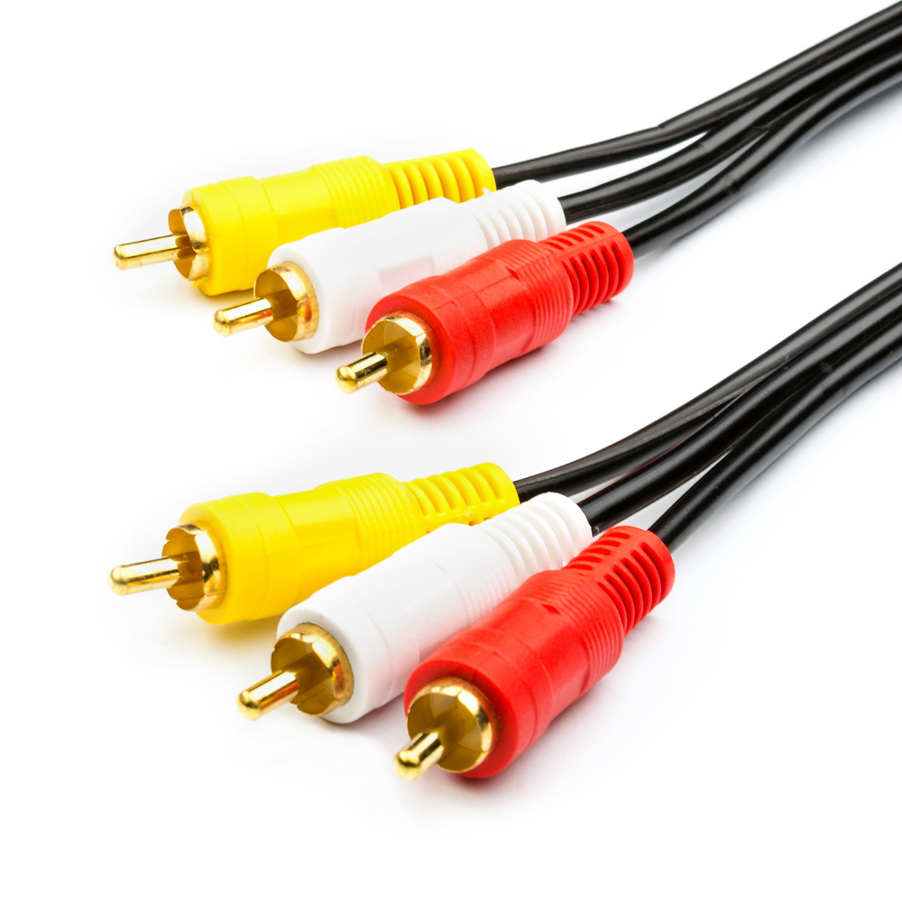 Кабель Atcom AT7267 3RCA to 3RCA 1,2M — KSKSHOP.RU