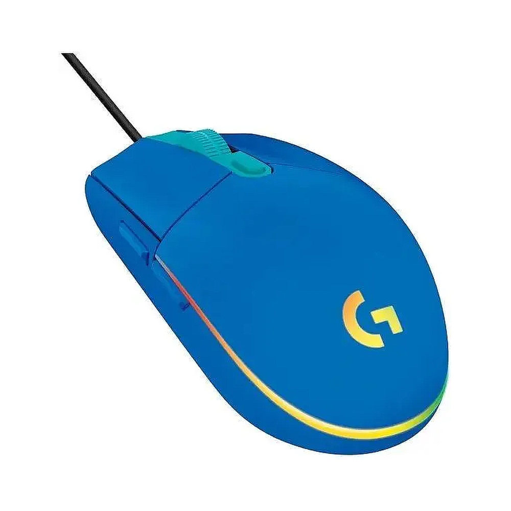 Мышь Logitech G102 LIGHTSYNC, синяя — KSKSHOP.RU