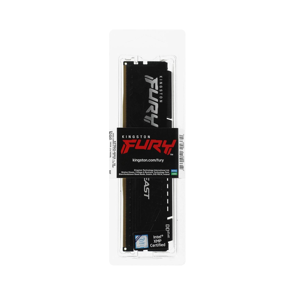 Оперативная память Kingston FURY Beast Black [KF552C40BB-16] 16GB D5 — KSKSHOP.RU