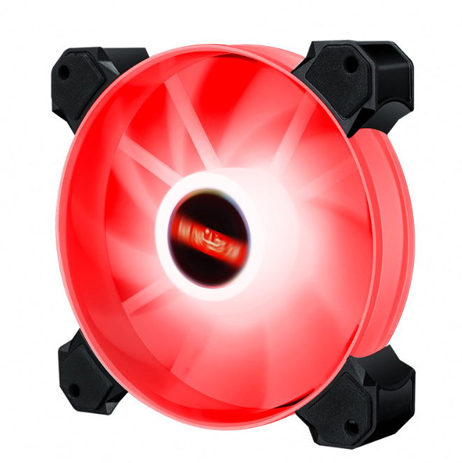 Кулер для пк 120mm YueHUI RED MOLEX + 3PIN — KSKSHOP.RU