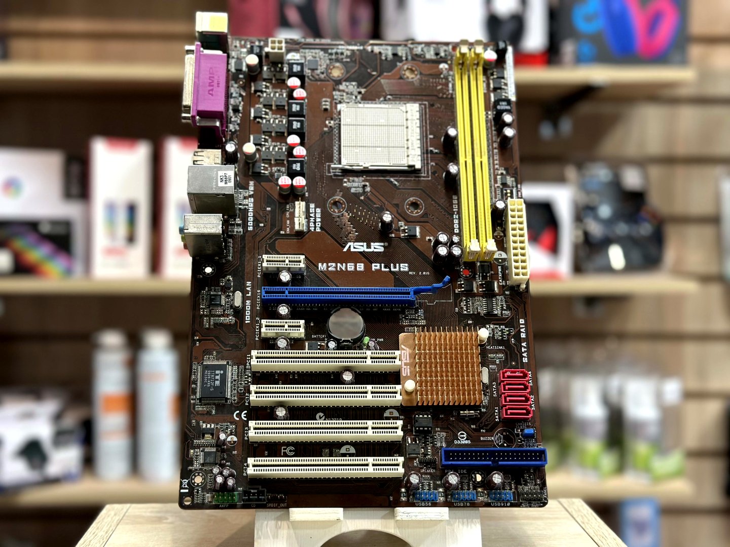 [Б/У] Материнская плата ASUS M2N68 PLUS | AM2+ — KSKSHOP.RU