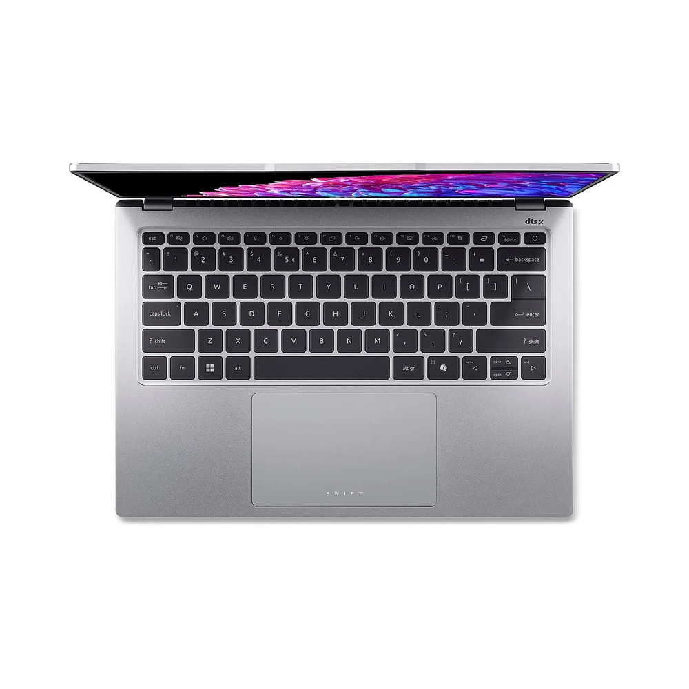 Ноутбук Acer Swift Go 14 SFG14-73-70EH Core Ultra 7 155H 16Gb SSD1Tb Intel Arc 14" OLED 2.8K (2880x1800) Windows 11 Home silver WiFi BT Cam (NX.KSGCD.002) — KSKSHOP.RU