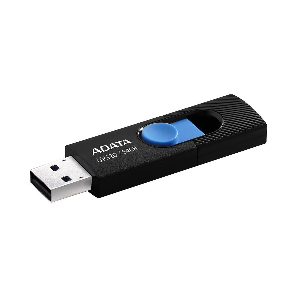 Флеш-накопитель ADATA UV320 [AUV320-64G-RBKBL] 64GB, черный — KSKSHOP.RU