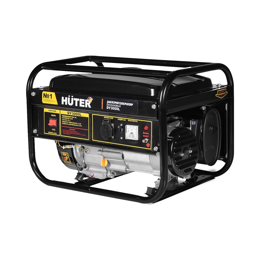 Электрогенератор бензиновый Huter DY3000L, 2.8 кВт, 67 дБ, 39 кг — KSKSHOP.RU