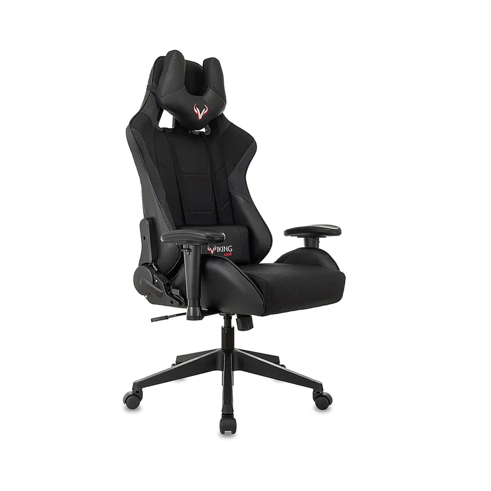 Игровое кресло Бюрократ VIKING 4 AERO BLACK EDITION, черный — KSKSHOP.RU
