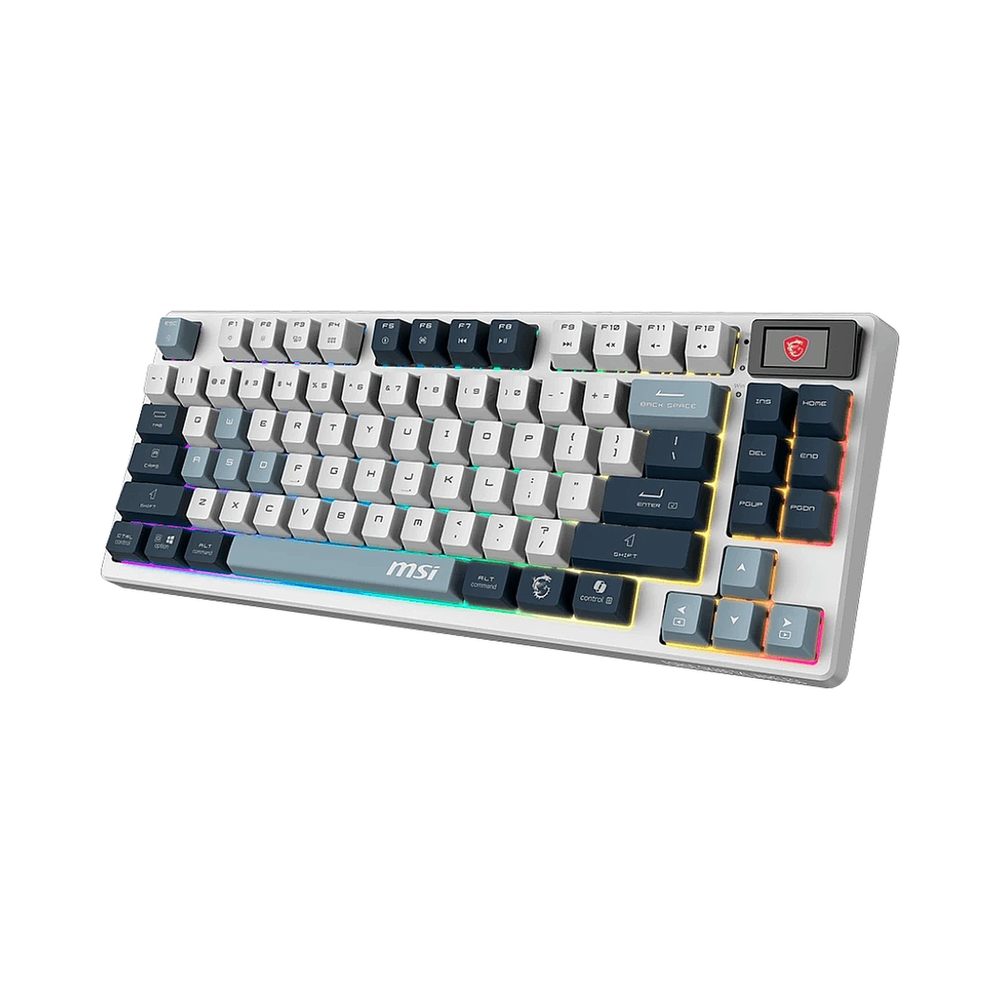 Клавиатура MSI FORGE GK600, белый/синий — KSKSHOP.RU