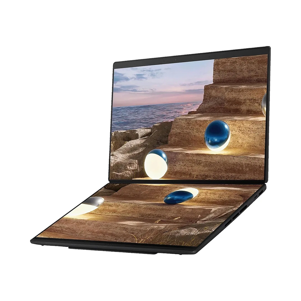 Ноутбук Asus ZenBook Duo UX8407AA-SN426X Core Ultra X7 358H 32Gb SSD1Tb Intel Arc 14" OLED Touch 3K (2880x1800) Windows 11 Pro grey WiFi BT Cam (90NB16V1-M00P90) — KSKSHOP.RU
