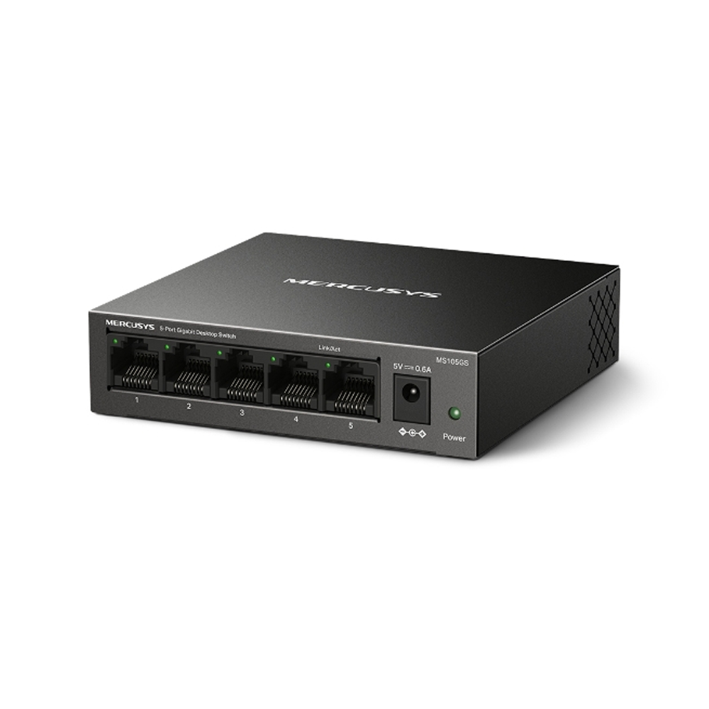 Настольный коммутатор Mercusys MS105GS с 5 гигабитными портам — KSKSHOP.RU
