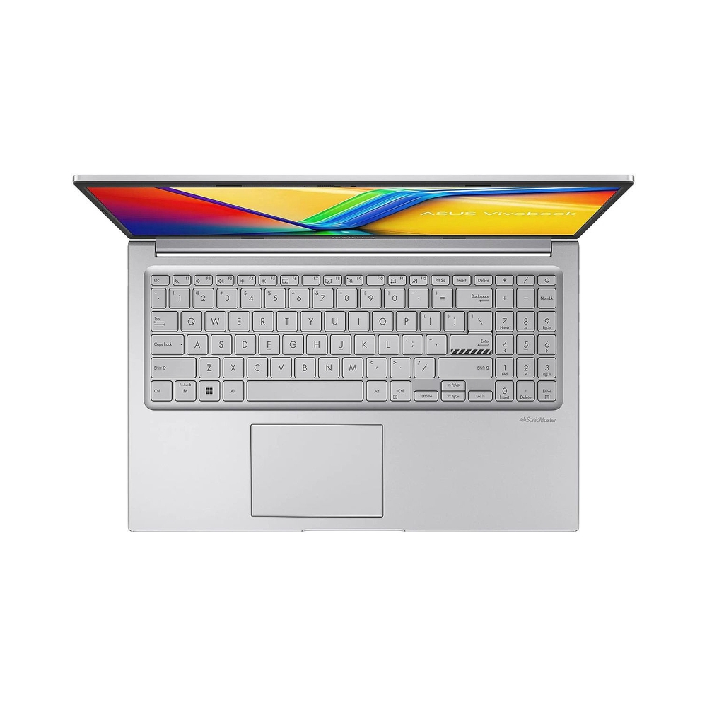 Ноутбук Asus Vivobook 15 X1504VA-BQ895 Core i5 120U 16Gb SSD512Gb UMA 15.6" IPS FHD (1920x1080) noOS silver WiFi BT Cam (90NB13Y2-M00880) — KSKSHOP.RU