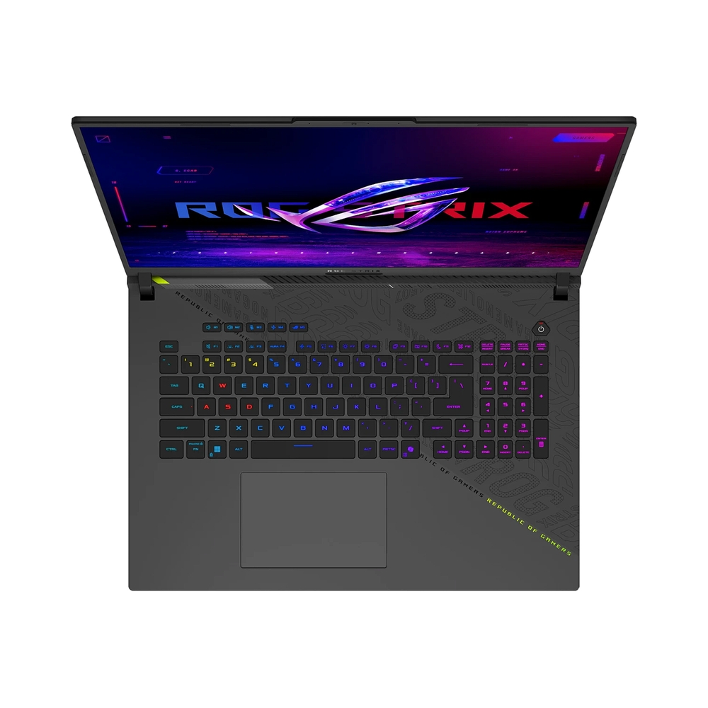 ASUS ROG Strix G18 G814PM-S8074 AMD Ryzen 9 8940HX 2400MHz/18"/1920x1200/16GB/1024GB SSD/NVIDIA GeForce RTX 5060 8GB/Wi-Fi/Bluetooth/Без ОС (90NR0L29-M003Y0) Grey — KSKSHOP.RU