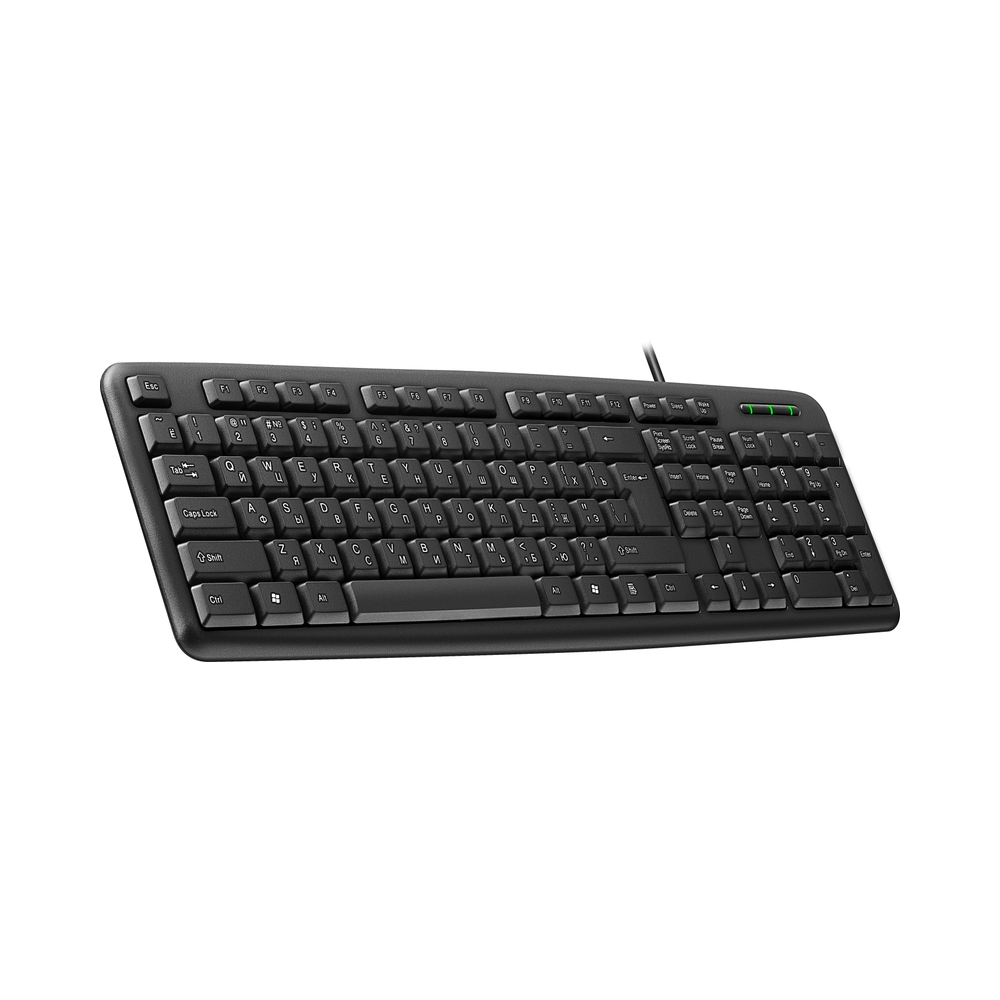 Клавиатура проводная DEFENDER HB-420, черный — KSKSHOP.RU