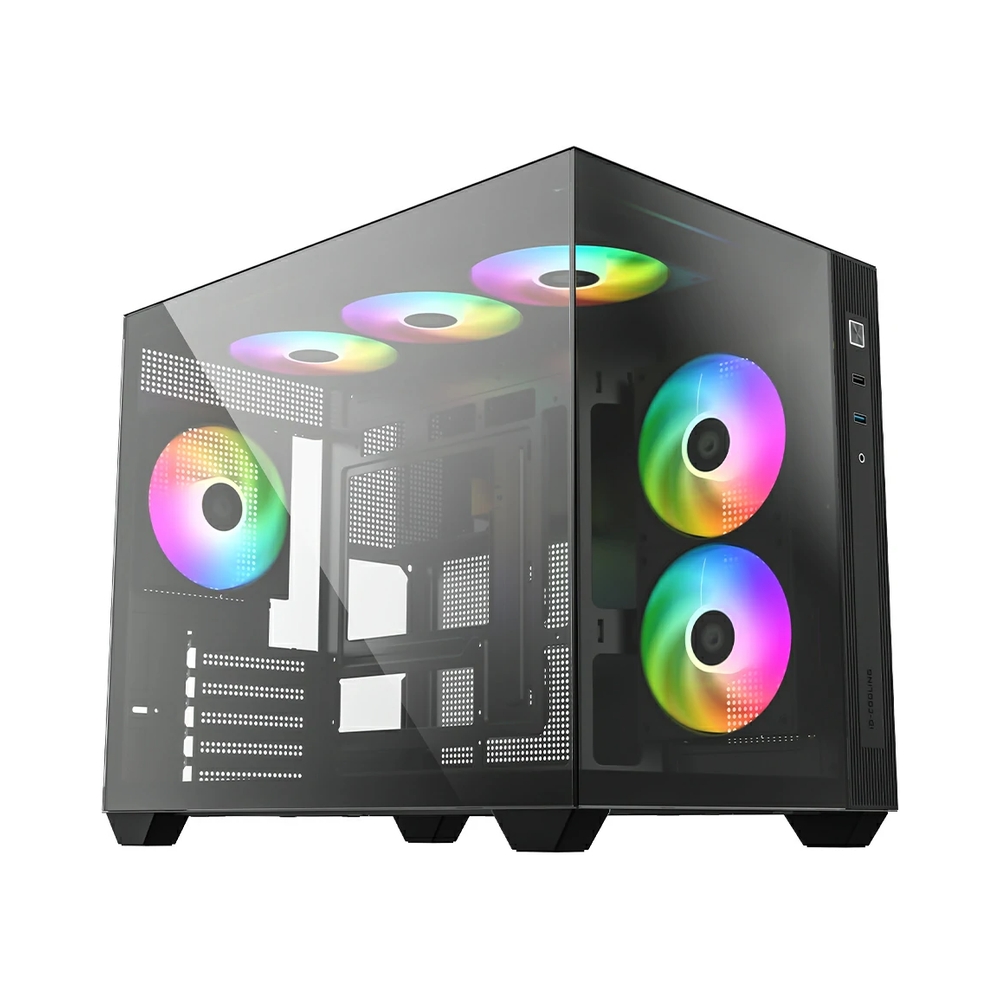 Корпус ID-Cooling VIEW 500, чёрный — KSKSHOP.RU