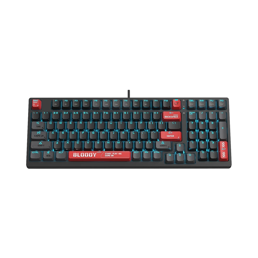 Клавиатура A4Tech Bloody AT98, черный/красный — KSKSHOP.RU
